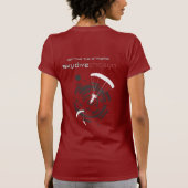 - SkydivingのTシャツ- Skydiveシカゴ- Tシャツ (裏面)