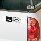 Skydivingは生き延びます バンパーステッカー (トラック上)