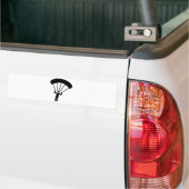 Skydivingアイコン バンパーステッカー (トラック上)