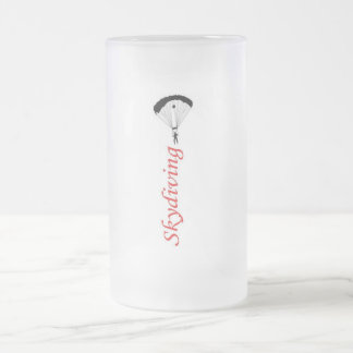 Skydivingステイン フロストグラスビールジョッキ