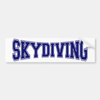 Skydiving大学スタイル バンパーステッカー