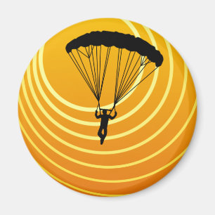 skydiving太陽場面 マグネット
