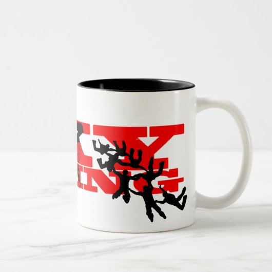 Skydiving ツートーンマグカップ (右)