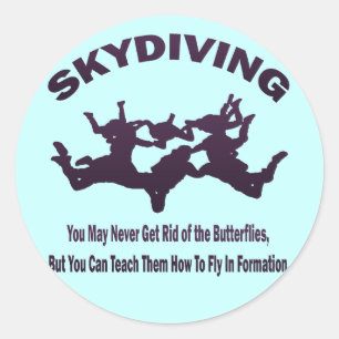 SKYDIVING ラウンドシール