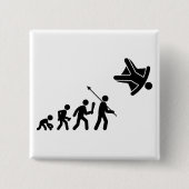 Skydiving 缶バッジ (正面)