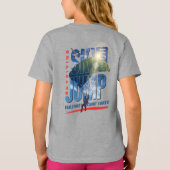 Skydiving-Feel Freedom Above the Clouds | Kids Tシャツ (裏面)