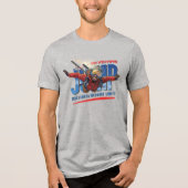 Skydiving-Feel Freedom Above the Clouds | Men's トライブレンドTシャツ (正面)