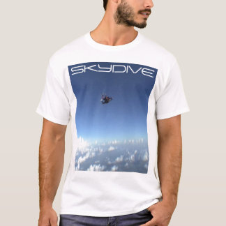 skydiving skydiveパラシュートは夜ワイシャツを曇らせます tシャツ