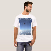 skydiving skydiveパラシュートは夜ワイシャツを曇らせます tシャツ (正面フル)