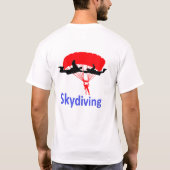 Skydiving Tシャツ (裏面)