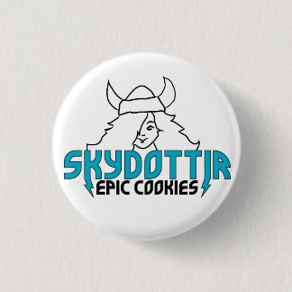 Skydottirの叙事詩のクッキーの女の子のロゴ 缶バッジ