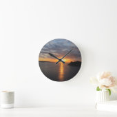 Skyeのギフトの島 ラウンド壁時計 (ホーム)