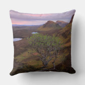 SkyeのQuiraingの日の出の景色 クッション (裏面)