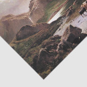 Skyeのwaterfall湖のスコットランドのティッシュペーパーの島 薄葉紙 (詳細)