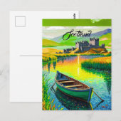 Skye Scotland Travel Postcard | Souvenir Memory Gi ポストカード (正面/裏面)