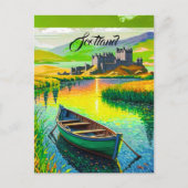 Skye Scotland Travel Postcard | Souvenir Memory Gi ポストカード (正面)