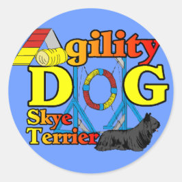 Skye_Terrier_機敏性 ラウンドシール