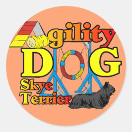 Skye_Terrier_機敏性 ラウンドシール