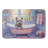 Skye Terrier Bath Time Cozy Bathroom Decor バスマット (正面)