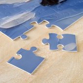 Skye Terrier Christmas Boat Holiday ジグソーパズル (側面)