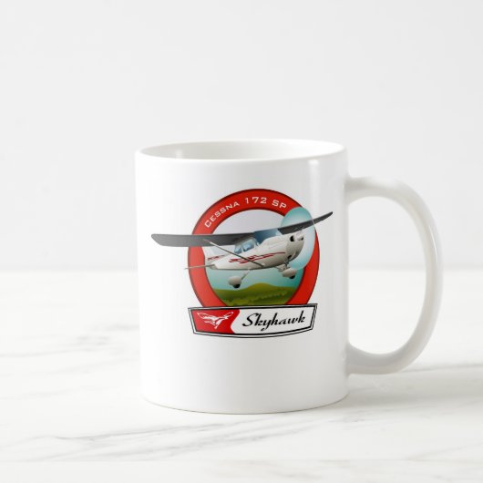 Skyhawk コーヒーマグカップ (右)