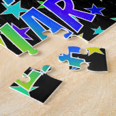 「SKYLAR」名、おもしろい「ハッピーバースデー」 ジグソーパズル (側面)