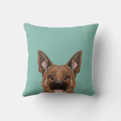 Skylar – 犬の人々の犬のためのドイツの羊飼いの贈り物 クッション (裏面)