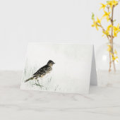 Skylark Bird, Watanabe Seitei カード (黄色い花)