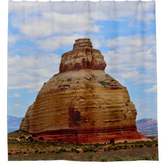 Skyline and Stone シャワーカーテン (正面)