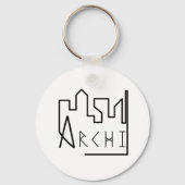 Skyline architecture キーホルダー (正面)