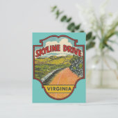 Skyline Drive, Virginiaはがき ポストカード (スタンド正面)
