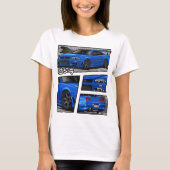 Skyline Gtr R34マンガ愛好家TシャツGTR R-34マンガ Tシャツ (正面)
