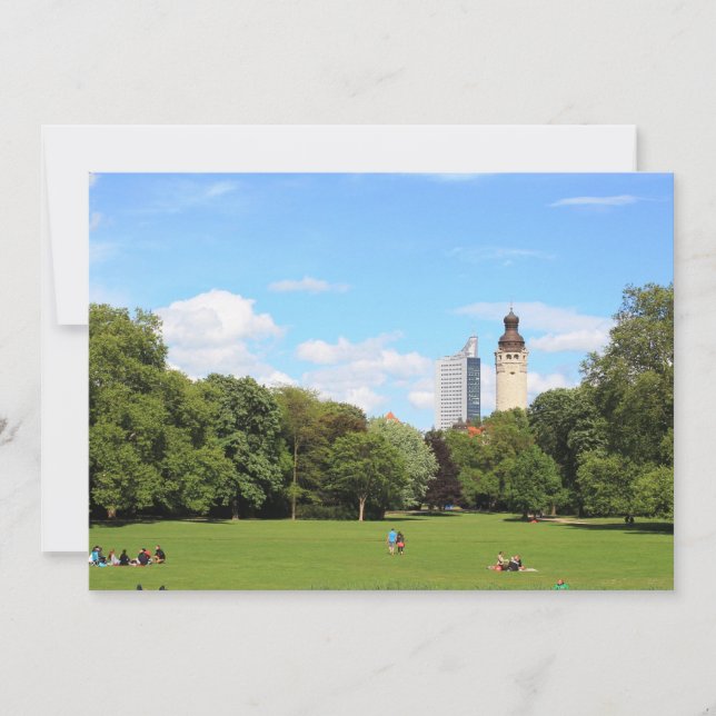 Skyline Leipzig Rathaus Hochhaus (正面)