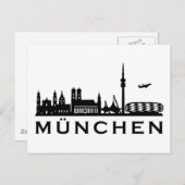 Skyline München ポストカード (正面/裏面)