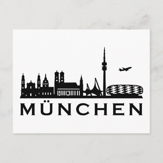 Skyline München ポストカード (正面)