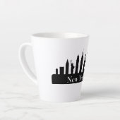 Skyline New York カフェラテマグ (左アングル)