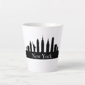 Skyline New York カフェラテマグ (正面)