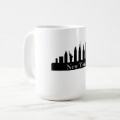 Skyline New York コーヒーマグカップ (正面左)