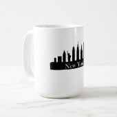 Skyline New York コーヒーマグカップ (正面左)