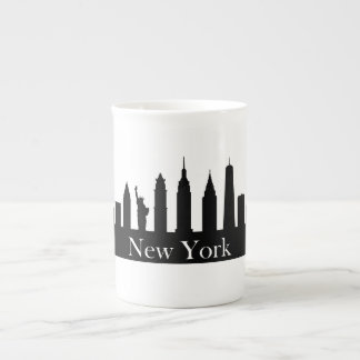 Skyline New York ボーンチャイナマグカップ