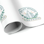 Skyline Sprouts Urban Farming Sticker | City Garde ラッピングペーパー (ロールコーナー)