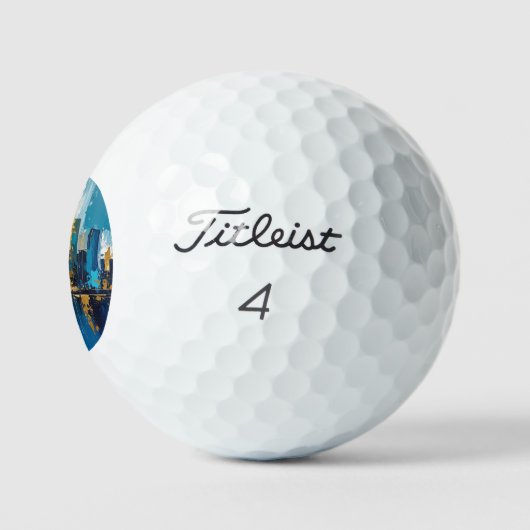 Skyline View Golf Balls ゴルフボール (ロゴ)