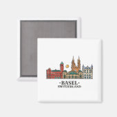 skylinebasel-design マグネット (正面/裏面)