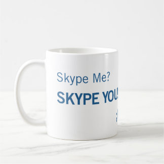 Skype私あなたが襲うSkype コーヒーマグカップ