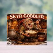 Skyr Gobbler Icelandic Yule Lad アクリルサイン (ニュートラル)