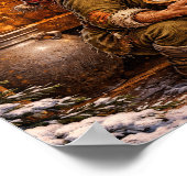 Skyr Gobbler Icelandic Yule Lad ポスター (角)