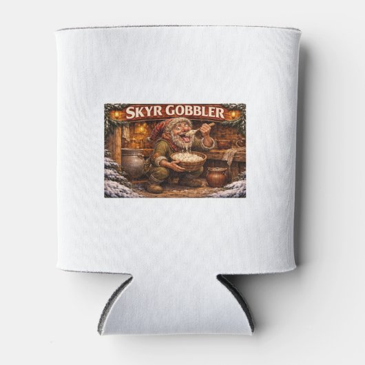 Skyr Gobbler Icelandic Yule Lad 缶クーラー (正面)