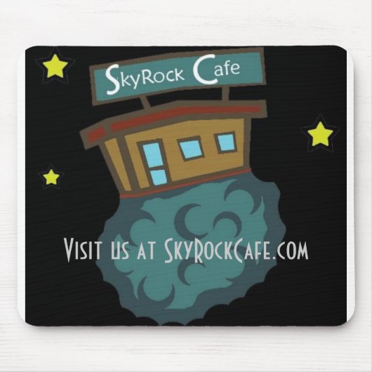 skyrockのカフェのマウスpad2 マウスパッド (正面)