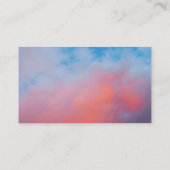 Sky's The Limit-Cloudsカスタマイズ可能な名刺 名刺 (裏面)