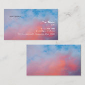 Sky's The Limit-Cloudsカスタマイズ可能な名刺 名刺 (正面/裏面)
